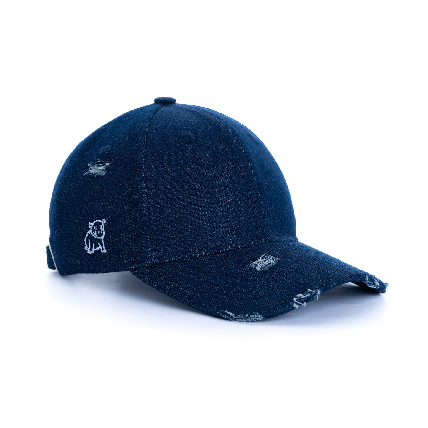 Distress Denim Cap