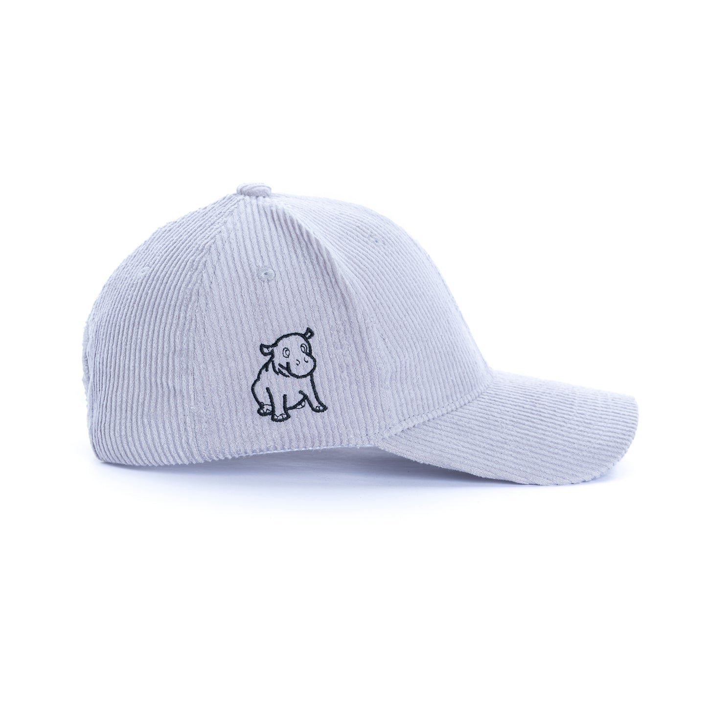 Grey Corduroy Cap