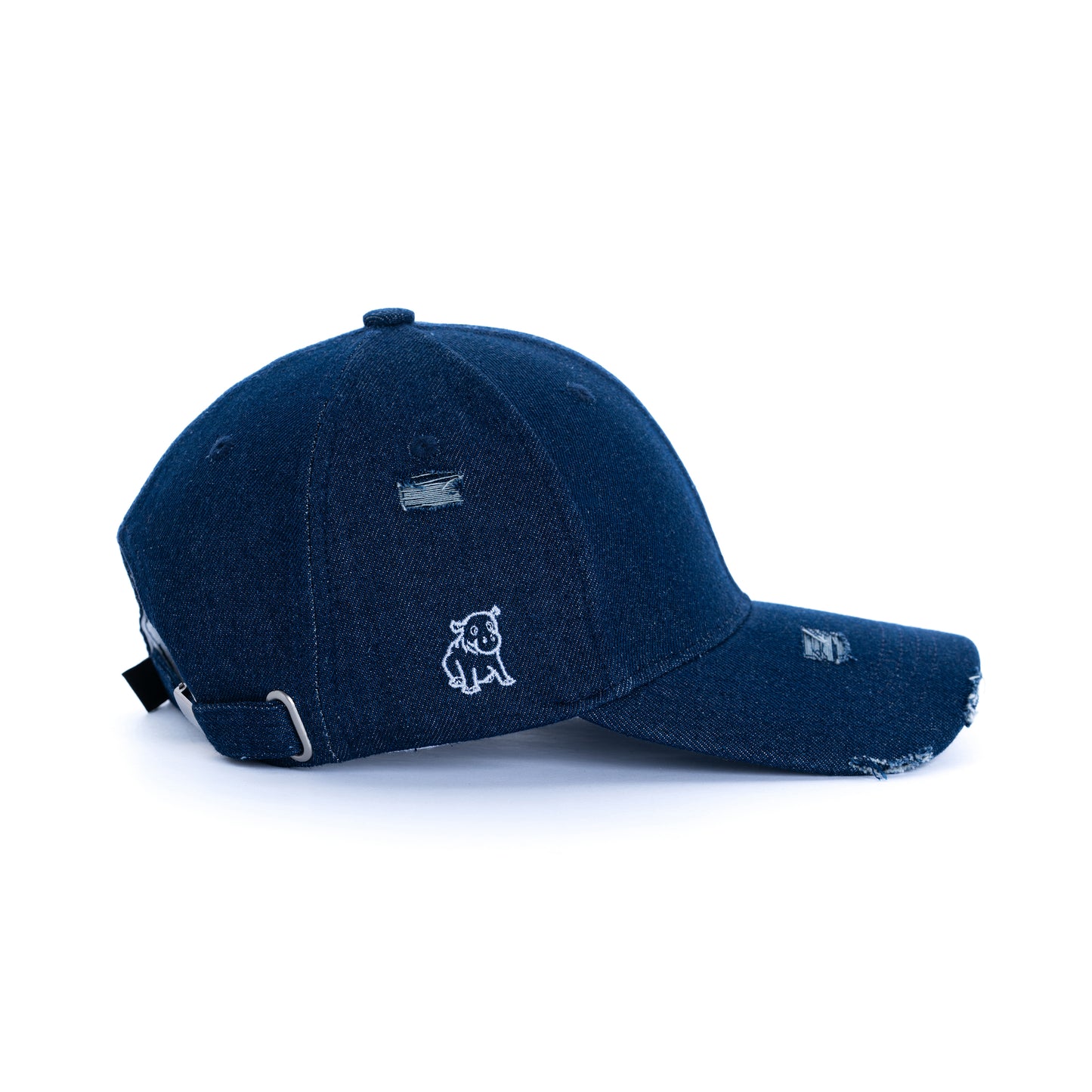 Distress Denim Cap