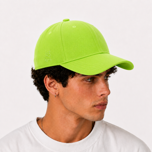 Harlequin Green Cap