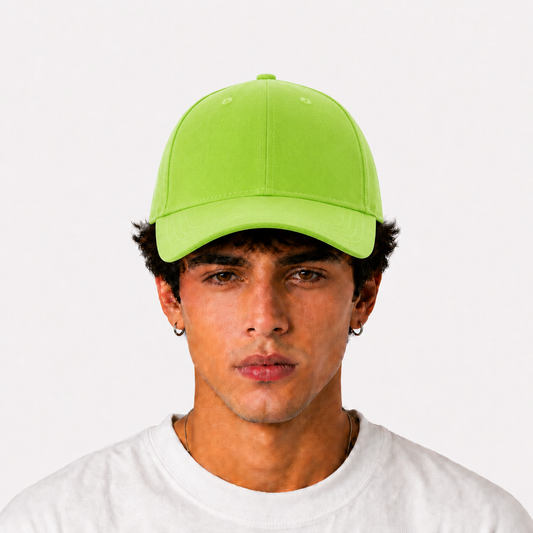 Harlequin Green Cap