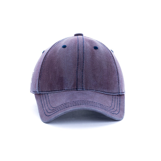 Purple Denim Washed Cap