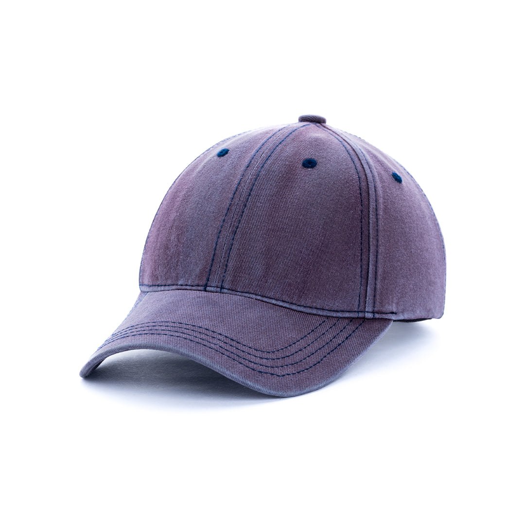 Purple Denim Washed Cap