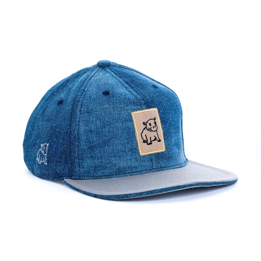 Denim Snapback Cap