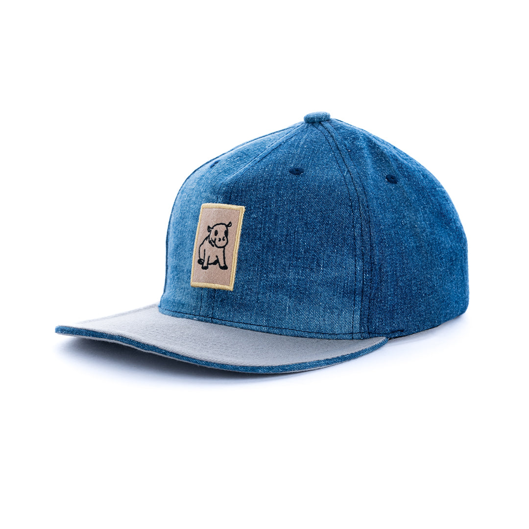 Denim Snapback Cap