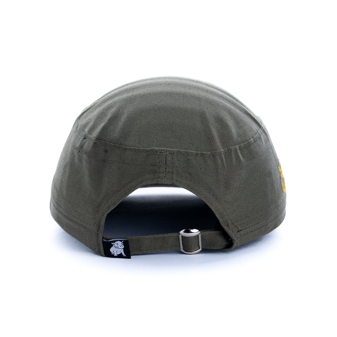 Olive Green Embroided Cap