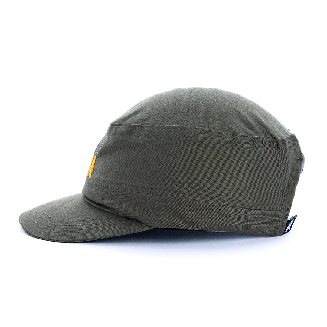 Olive Green Embroided Cap
