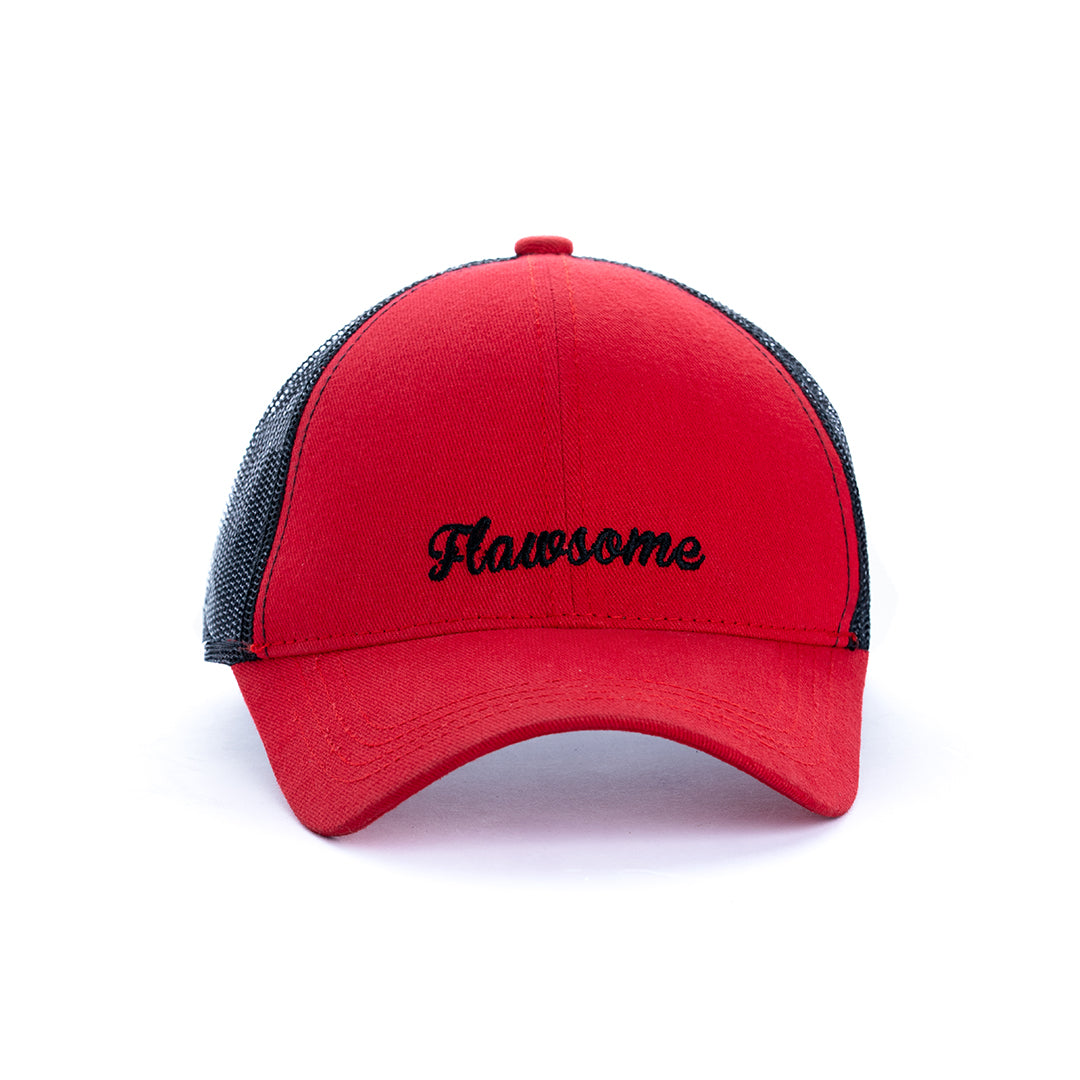 Flawsome Red Trucker Cap