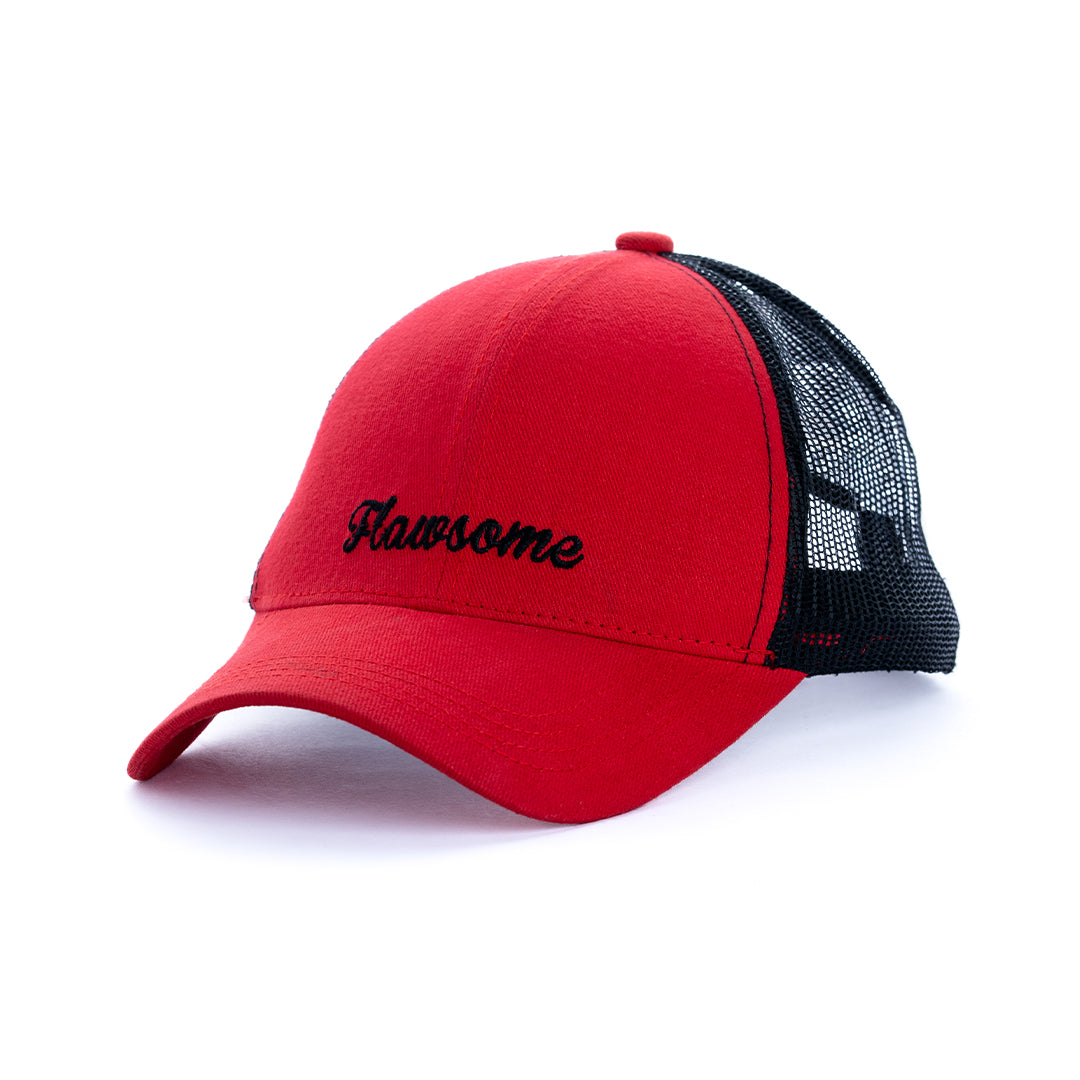 Flawsome Red Trucker Cap
