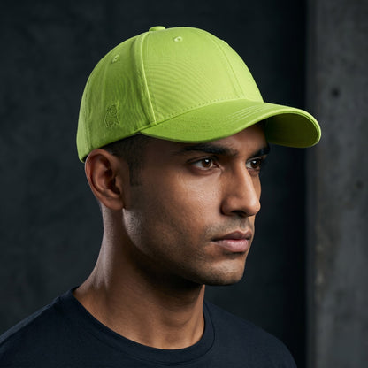 Harlequin Green Cap