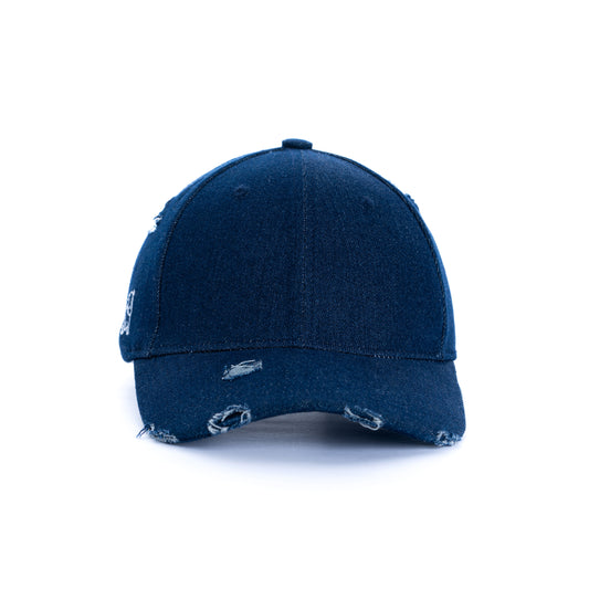 Distress Denim Cap