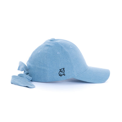 Denim Bow Cap