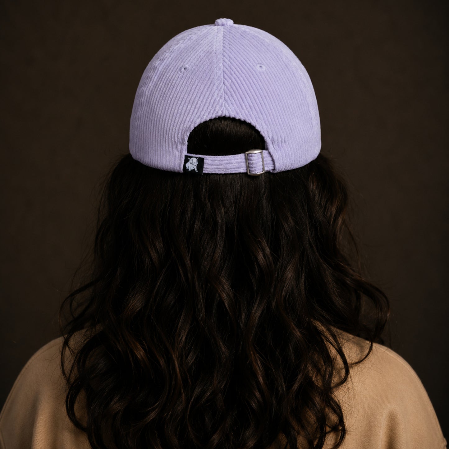 Grey Corduroy Cap