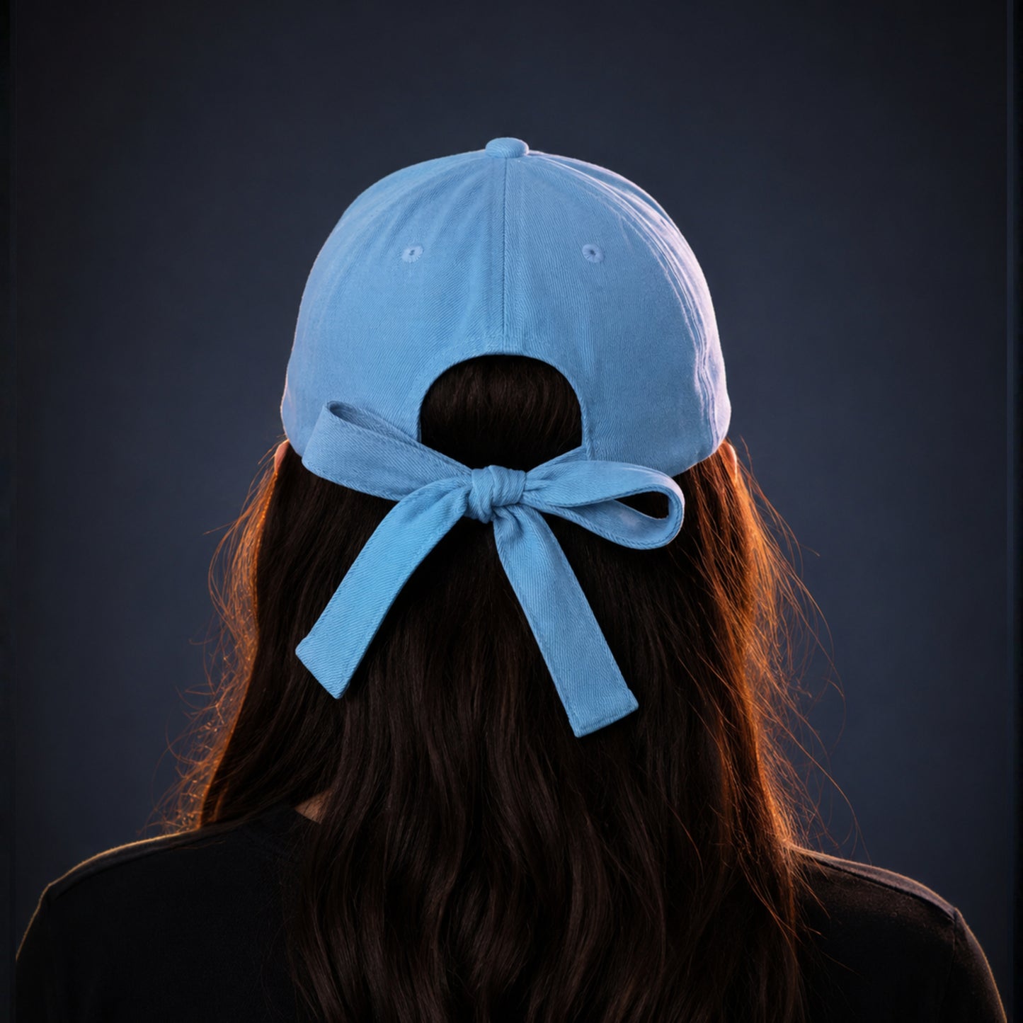 Denim Bow Cap