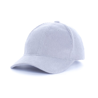 Grey Corduroy Cap