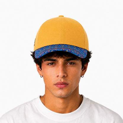 Yellow Patterned Cap