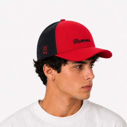 Flawsome Red Trucker Cap
