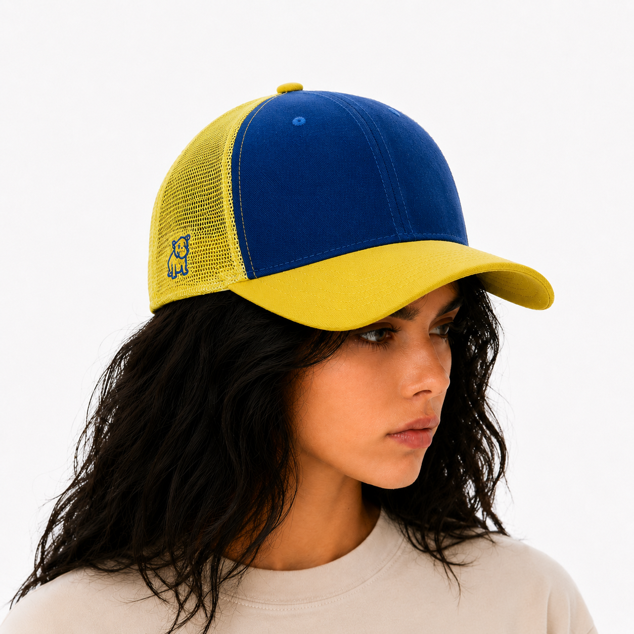Sunlit Blue Trucker Cap