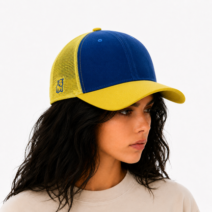 Sunlit Blue Trucker Cap