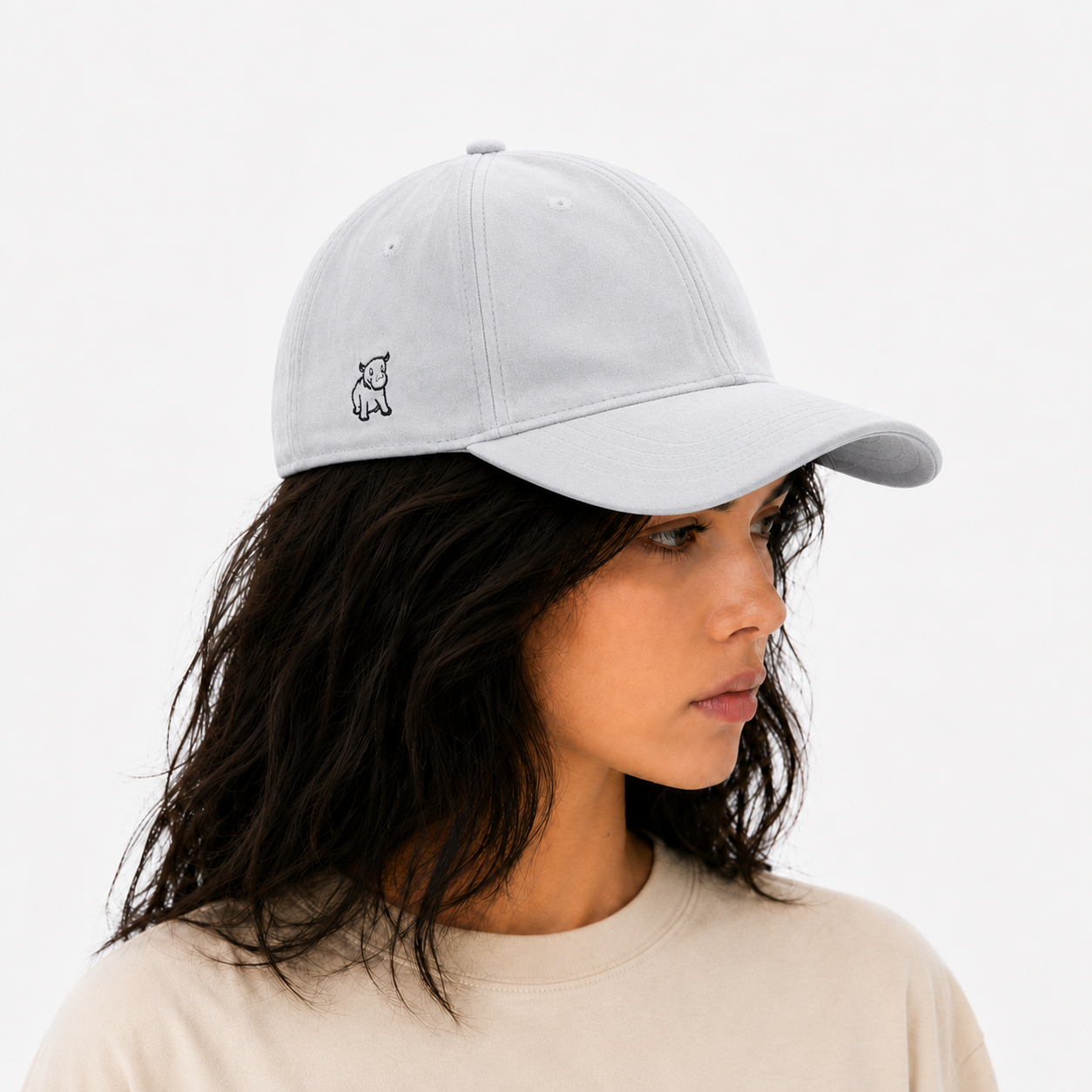 Velvet Grey Cap