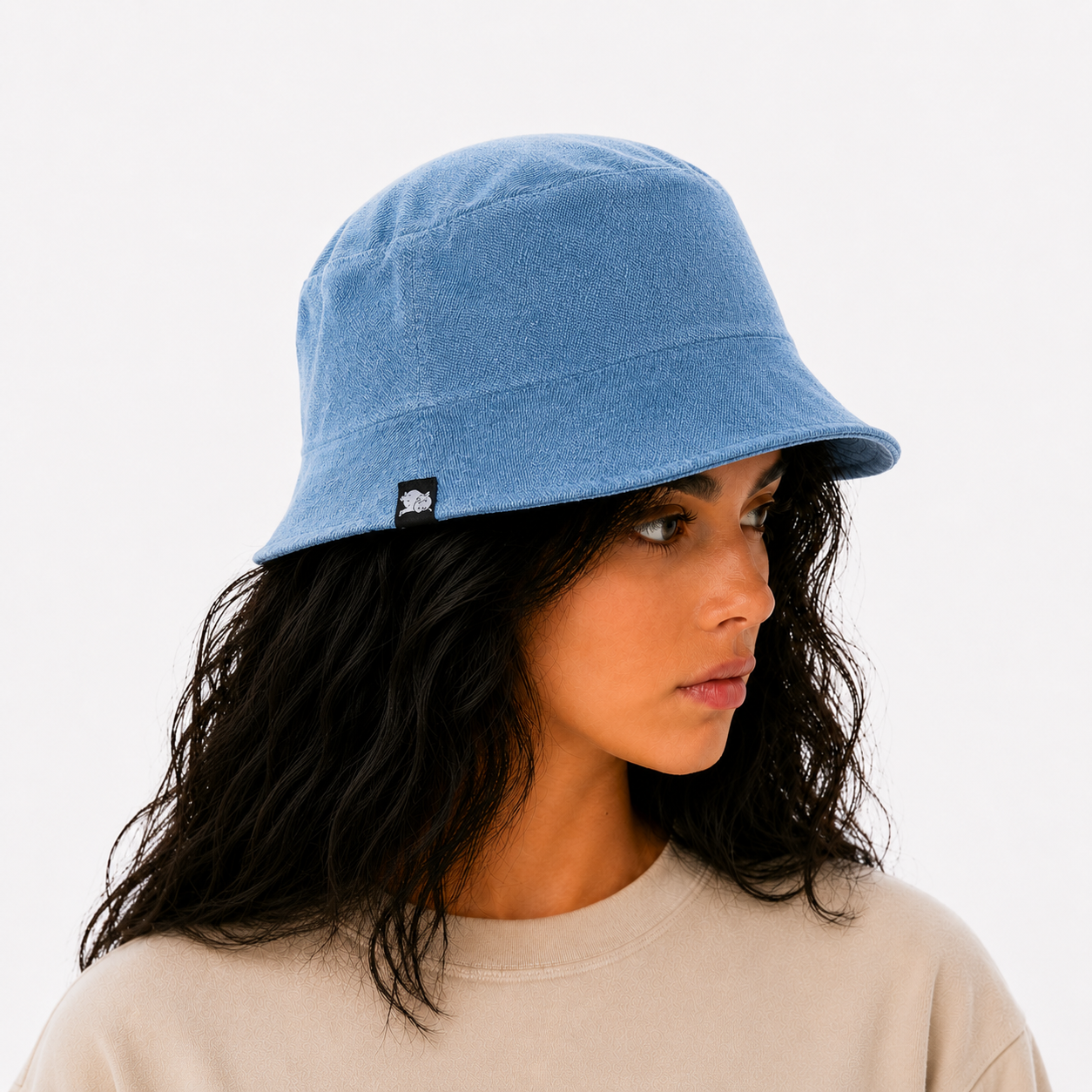 Washed Blue Bucket Hat