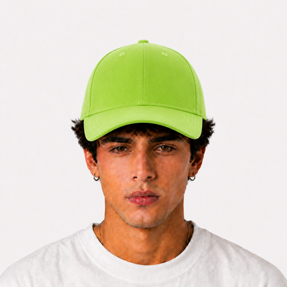Harlequin Green Cap