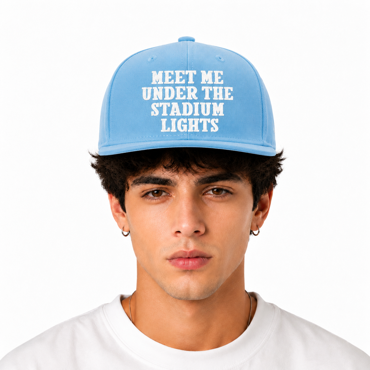 Stadium Lights Sky Blue Cap