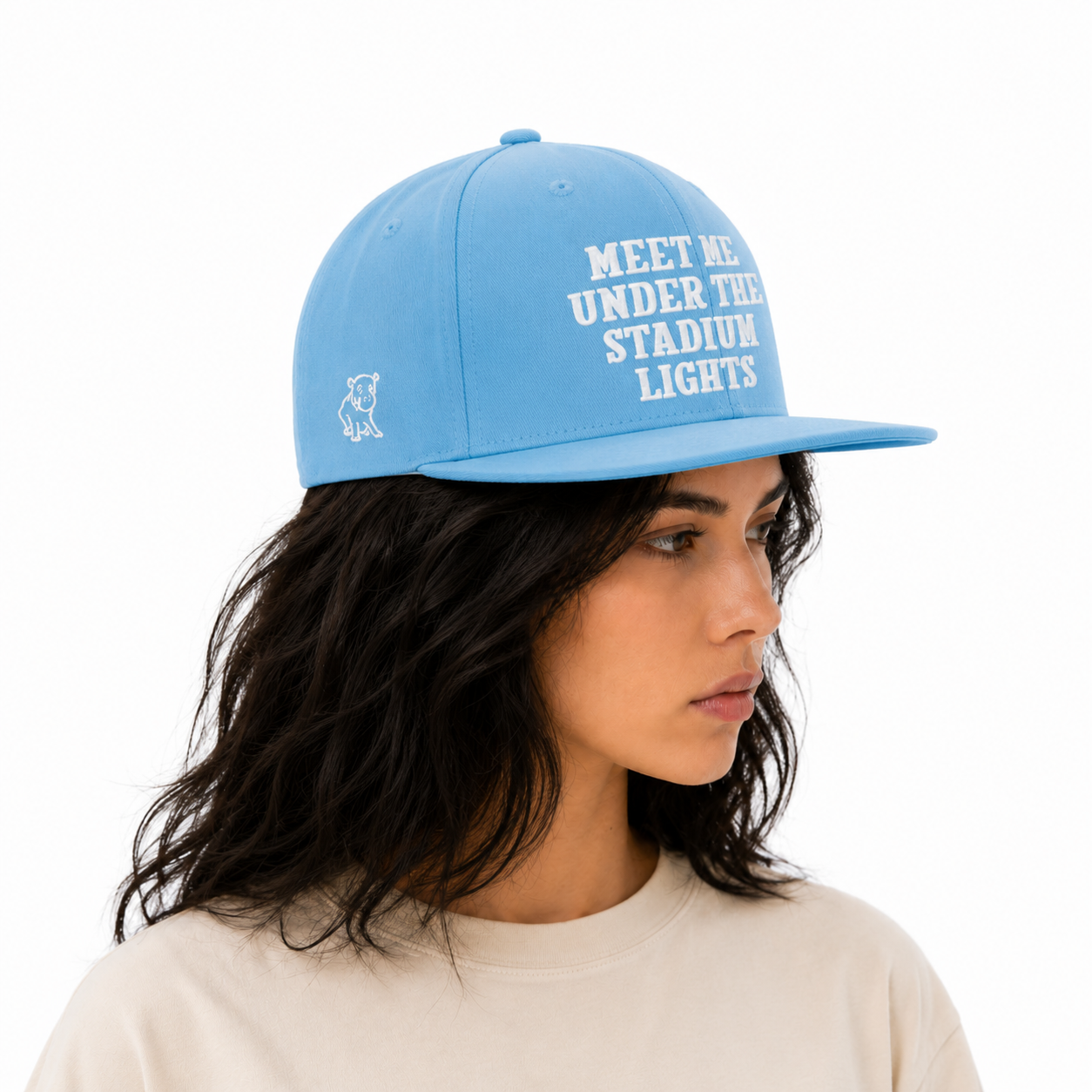 Stadium Lights Sky Blue Cap