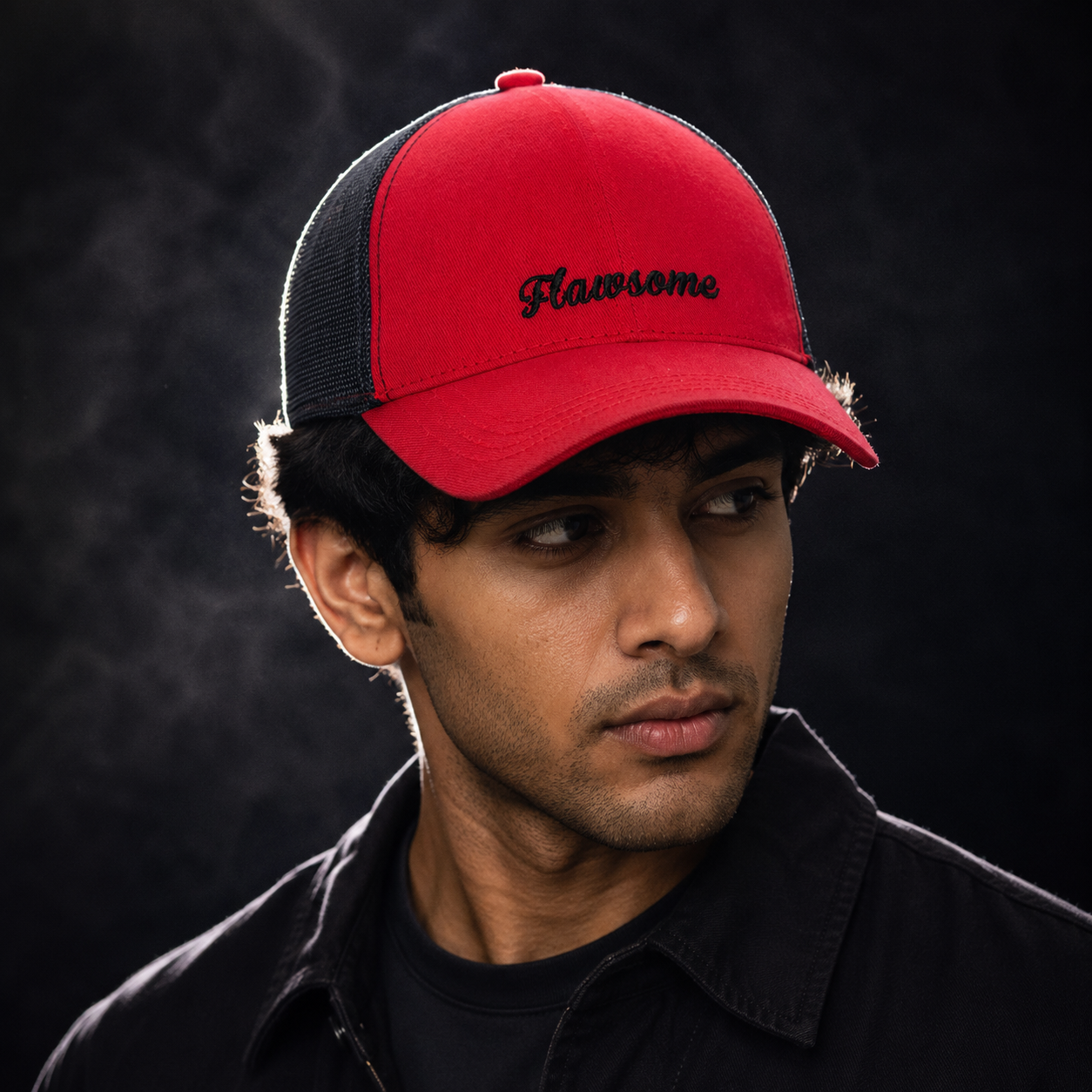 Flawsome Red Trucker Cap
