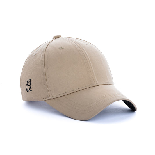 Solid Beige Cap