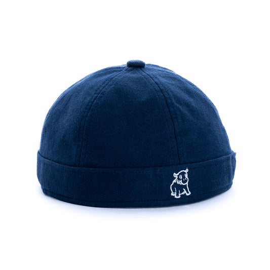 Blue Brimless Cap