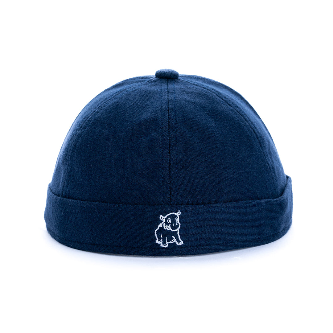 Blue Brimless Cap