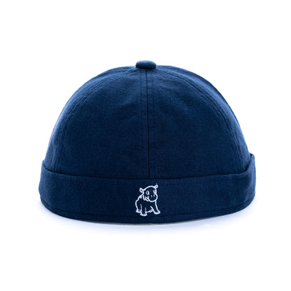 Blue Brimless Cap